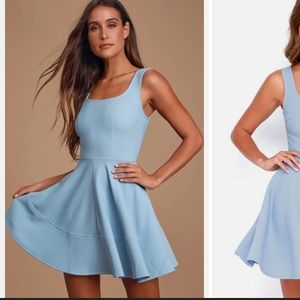 Lulu’s Women’s Fit and Flare Scuba Dress